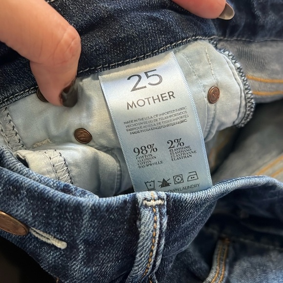 MOTHER The Looker Flowers from The Storm Jeans - Picture 7 of 8